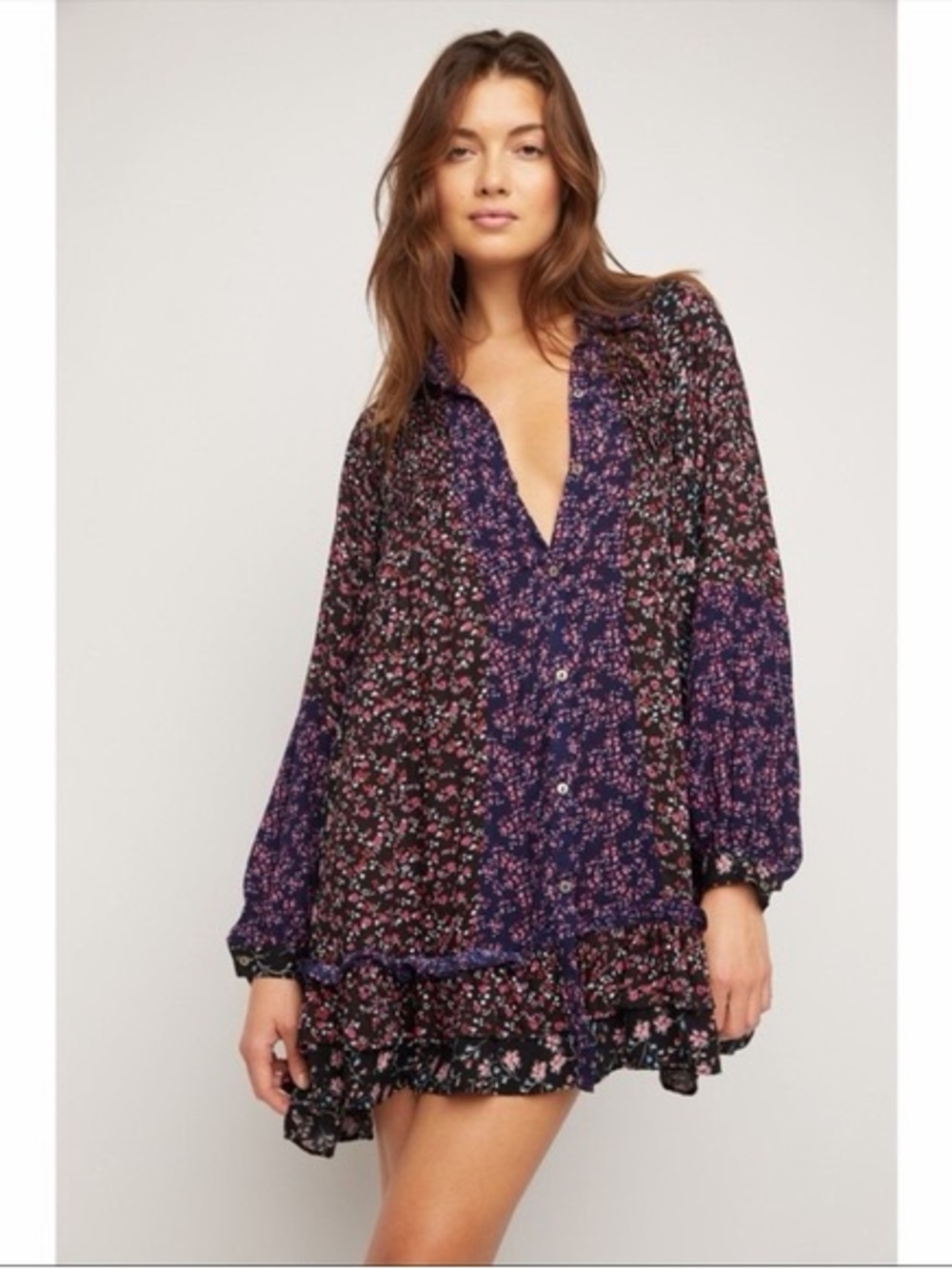 Free People Lost in you printed tunic